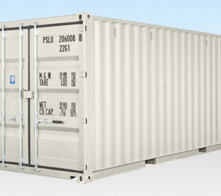 20Ft Shipping Container (One Trip) - White