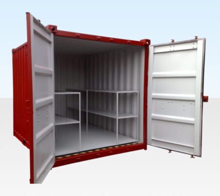 10Ft X 8Ft Flat Floor Bunded Store.