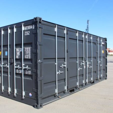 20ft High Cube Container – Hazardous Waste Container, Side opening (9ft 6′ high).