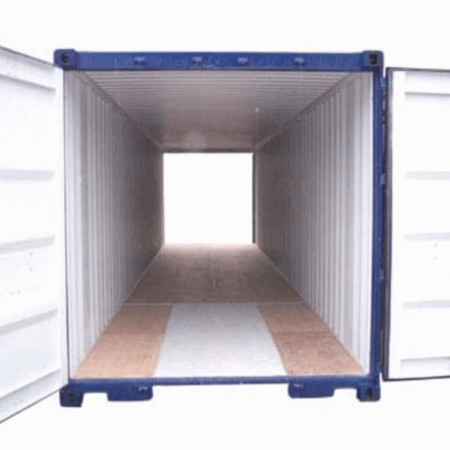 40Ft X 8Ft One Trip Tunnel Container Double End Door.