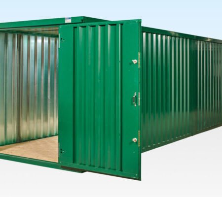 8M X 2.1M End Linked Flat Packed Container Bundle (Powder Coated)