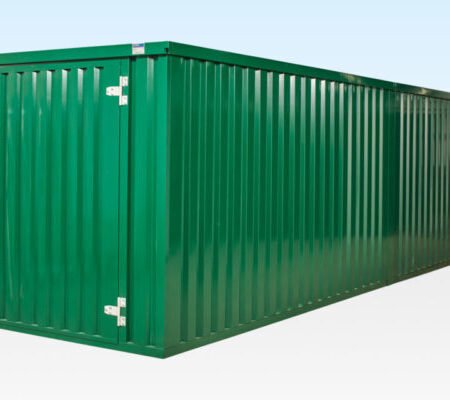 8M X 2.1M End Linked Flat Packed Container Bundle (Powder Coated)