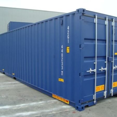 40ft High Cube (9′ 6″ high) Double Door Container (DD).