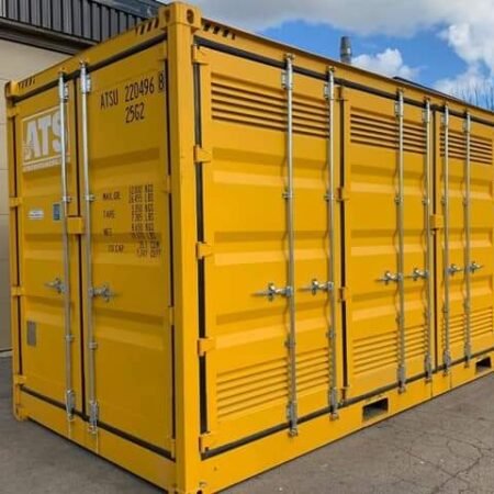 30ft x 8ft Shipping Container (One Trip) – Yellow.