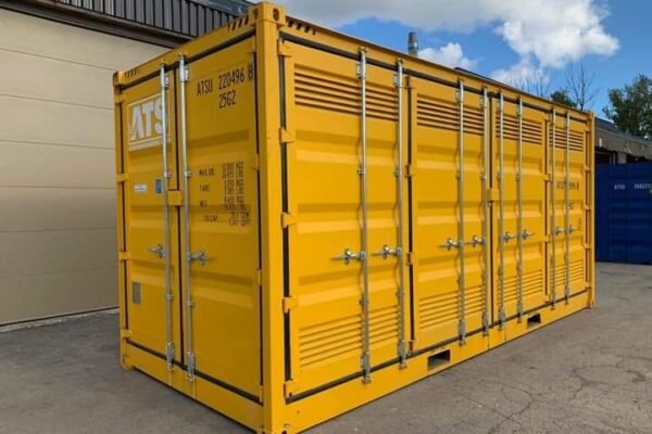 30ft x 8ft Shipping Container (One Trip) – Yellow.
