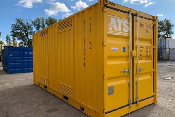 30ft x 8ft Shipping Container (One Trip) – Yellow. - Image 3