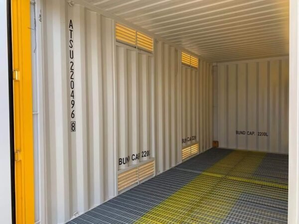 30ft x 8ft Shipping Container (One Trip) – Yellow. - Image 4