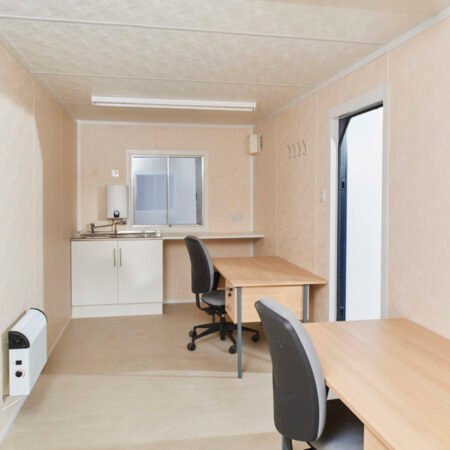 20Ft x 8Ft Steel Office/Canteen Cabin.